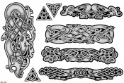 Celtic Tattoo Designs Sheet 182